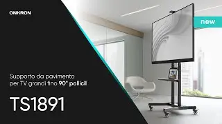 ONKRON TS1891 Supporto mobile per TV e pannelli interattivi