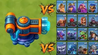 🔥 Ultimate MAX Flamethrower 🆚 Level 1 Heroes & Troops ⚔️ | COC Battle 💣🔥 #clashofclans #clashbattle 
