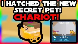 I HATCHED THE NEW %0.01 SECRET CHARIOT PET ON CLICKING CHAMPIONS!