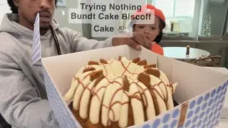 We got Biscoff cake from Nothing Bundt Cakes  here for a limited time only 🎂 Come have a taste test!