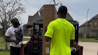 How we deliver a tv (full video)