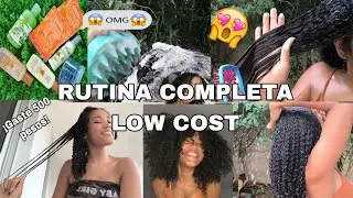 RUTINA CON 500 PESOS/9 DÓLARES 😱 LAVADO Y DEFINICIÓN DE RIZOS 3C4A|Rachell Santos