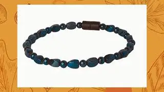 Magnetic blue high power magnetic blue anklet (all magnetic beads)