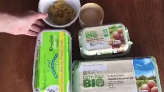 Activité de numération avec des boites d’œufs - Petite section