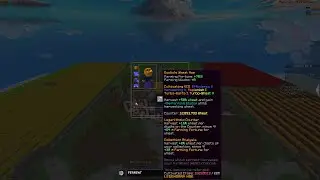 Crafting a tier 3 wheat hoe- Hypixel skyblock