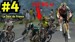 The Big 4! | Visma - Lease a Bike | Tour de France #4 | Tour de France Game 2024