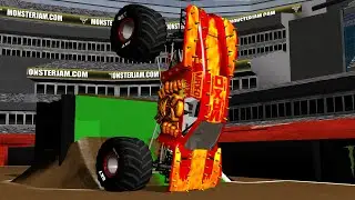 ROR Monster Jam 12 truck Arlington Two Wheel Skills from 2021 season