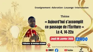 Temps d'enseignement, de prière et d'intercession