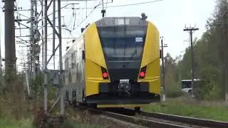 Испытания электропоезда &Scaron;koda 16eV-014 на линии Рига-Тукумс-2 / EMU train &Scaron;koda 16eV test trip