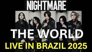 Nightmare band Live - the WORLD (Death Note OST) at Anime Friends 2025 Brazil #deathnote #visualkei