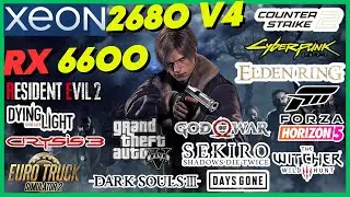 XEON E5 2680 V4 + RX 6600, MELHOR KIT XEON PARA 2025! TESTE EM JOGOS.