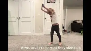 At home drills to help with head position in handstands 