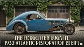 1932 Bugatti Atlantic | 1930s French luxury grand tourer, art deco design