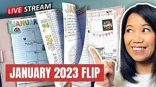🔴 January 2023 Flip Through / First Week of January / A5 Planner