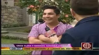 Nataniel Sanchez y Erick Elera contaron como celebraran A&ntilde;o Nuevo