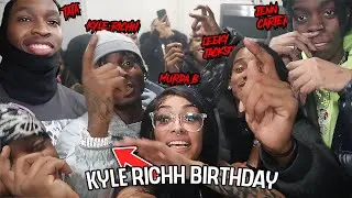 Crashing A NYC Drill Rappers BIRTHDAY PARTY Ft. Kyle Richh, Jenn Carter, TaTa, Murda B & MORE