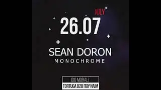 Event Poster Promo @ Sean Doron, Black & White Darma Bar