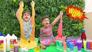 Unleashing Creativity and Imagination: DIY Slime for Color Learning with Amir and Rayan