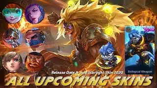 MOBILE LEGENDS ALL UPCOMING SKIN 2020 - JULY STARLIGHT SKIN 2020 | ML LEAKS