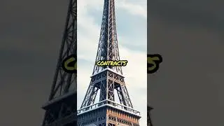 Eiffel Tower Grows 15cm in Summer? 🌞 #Shorts