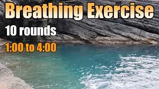 Deep Breathing: Wim Hof Breathwork - 10 Rounds Toward a 4-Minute Breath Retention