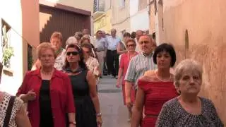 Procesión el dia de la fiesta 2 Ainzón
