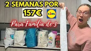 SALGO FLIPANDO🤯Compra Quincenal en Lidl por 157&euro; para Familia de 3✅