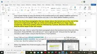 Exp22 Word Ch02 CumulativeAssessment   Space/Exp22_Word_Ch02_CumulativeAssessment - Space