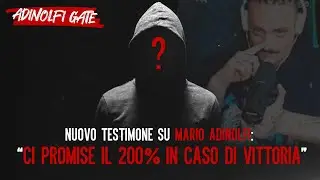 Nuovo Testimone su MARIO ADINOLFI: &ldquo;ci promise il 200% in caso di vittoria&rdquo;💰