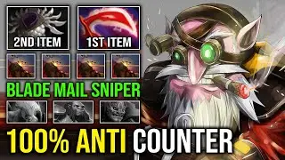 100% ANTI HARD COUNTER Blade Mail Desolator Unlimited Knockback Sniper Max Attack Range Dota 2