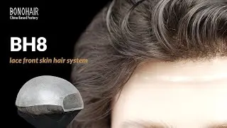 BH8 Lace Front Poly Hair System | Bono Hair Toupee Factory