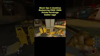 Reckoning FREE 3,000 Points Paintings Easter egg Guide (Black Ops 6 Zombies Reckoning Easter Egg)