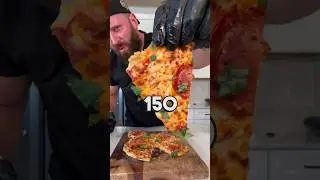 High Protein Chicken Crust Pizza! Only 1,140 Calories!🍗🍕🔥#food #shorts #highproteinrecipes