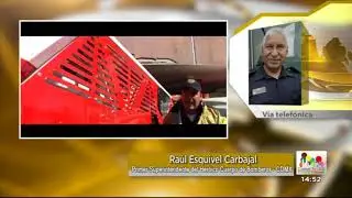 Entrevista Ra&uacute;l Esquivel - Jefe Vulcano / D&iacute;a del Bombero 22 de agosto