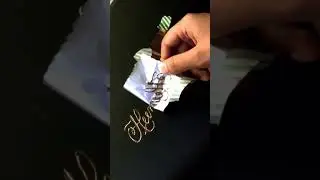 Extremely satisfying gold foil peeling