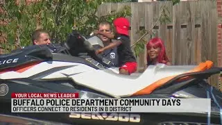 Buffalo PD officers connect with city residents at community days