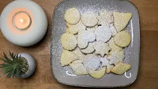 Easy Egg-Free Shortbread Cookies | Ready in Minutes 🍪 | Christmas Cookies | Let's bake | Easy Recipe