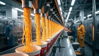 Inside the Instant Noodle Factory &ndash; (Full Process) How Luxury Food Packs Are Made
