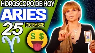 ARIES ♈TE TOCARA MUCHO DINERO🍀🤑💵TE DOY LOS NUMEROS🔮 Horóscopo De Hoy 25 De Diciembre 2025 | Mhoni