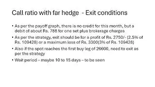 Call ratio with far hedge  - Dec 25  - example/Unbalanced call iron fly - Nifty No brainer strategy