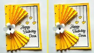 Handmade Birthday Greeting Card/ Birthday Card For Best Friend/ Happy Birthday Card