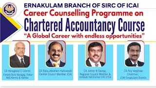 Mega Career Counselling Programme on Chartered Accountancy (CA) Course 23-05-2020