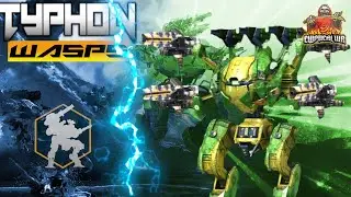 War Robots Typhon Wasp Gameplay On The Live Server/ BEST BUILD IN WR?