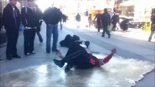 Conkrete Stylez Crew Street Dancing in Downtown Toronto pt 1