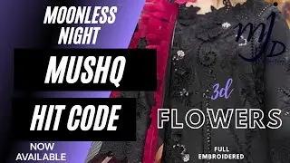 Mush'q Luxury Lawn Collection 2021 Mushq Moonless Night