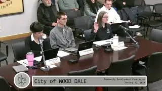 City Of Wood Dale:  Community Development Commission 1/22/2024