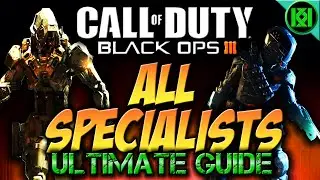 COD Black Ops 3 All Specialists and Characters (Weapons and Abilities Gameplay) | BO3 Ultimate Guide