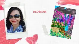 Blossom #acrylicflowers #acrylicgarden