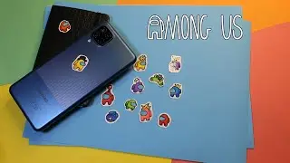 Наклейки Амонг Ас Своими руками / Handmade Stickers Among Us Tutorial