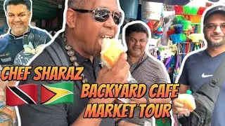 Backyard cafe market tour | Trinidadian chef in Guyana | culinary academy coming soon￼